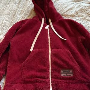 YoungLA Plush Red men's hoodie